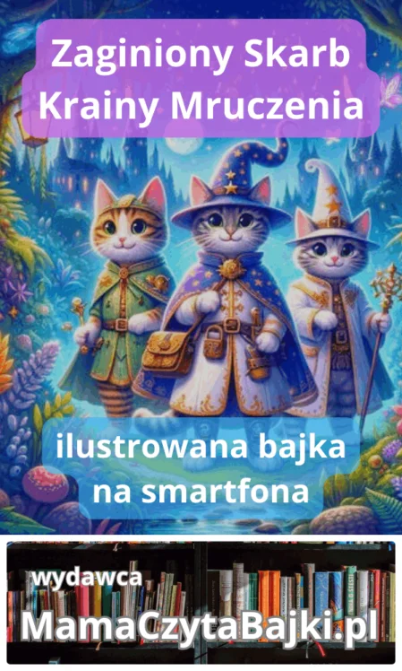 Zagubiony Skarm Krainy Mruczenia - ilustrowana bajka na smartfona