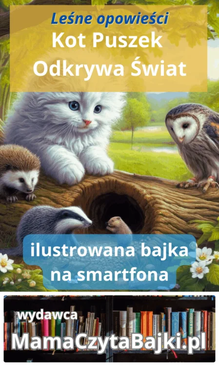 Kot Puszek Odkrywa Świat - ilustrowana bajka na smartfona