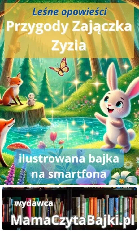 Przygody Zajączka Zyzia - ilustrowana bajka na smartfona